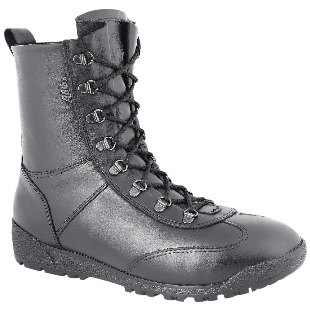 black lightweight walking boots