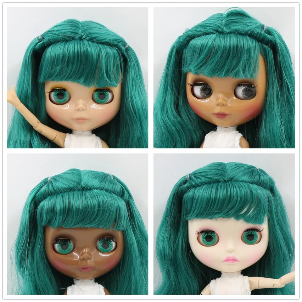 green hair doll
