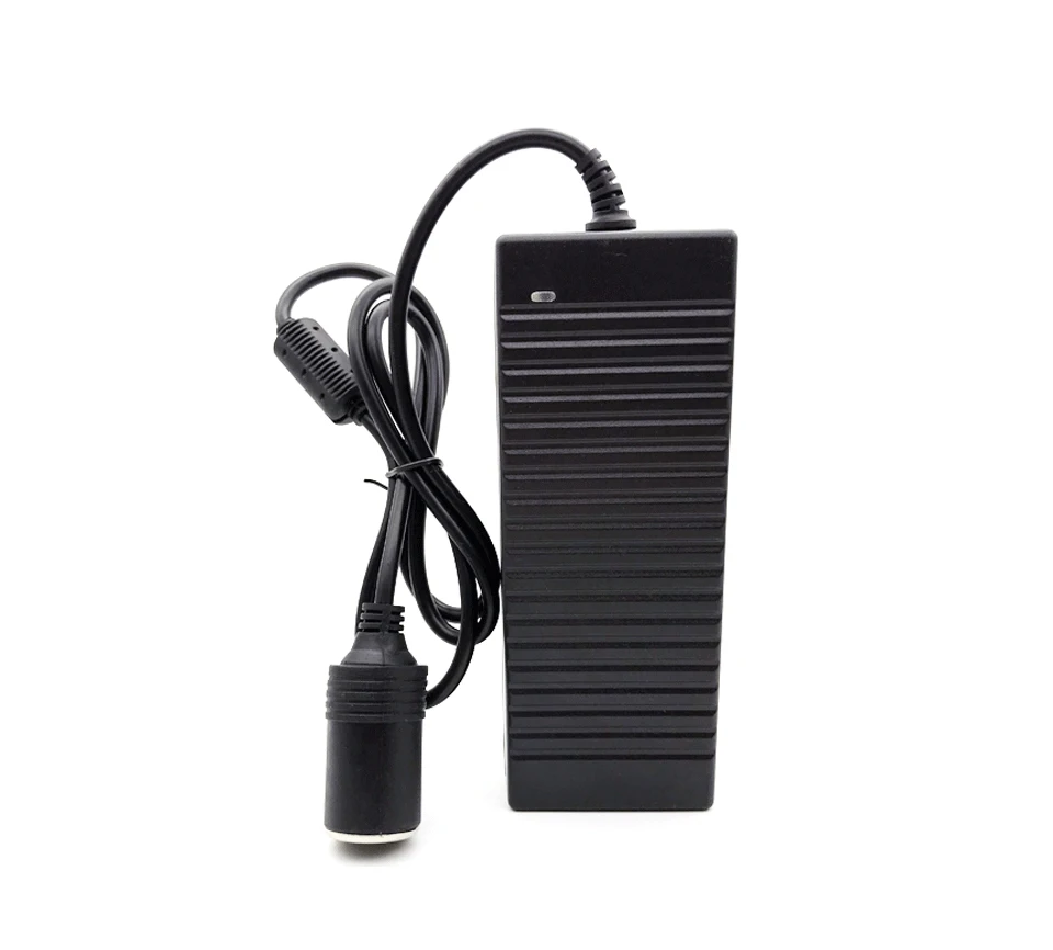 Newest Arrival 12V 10A Car cigarette lighter Power AC adapter for Air pump Vacuum cleaner DC Power Converter Adaptor Inverter (4)