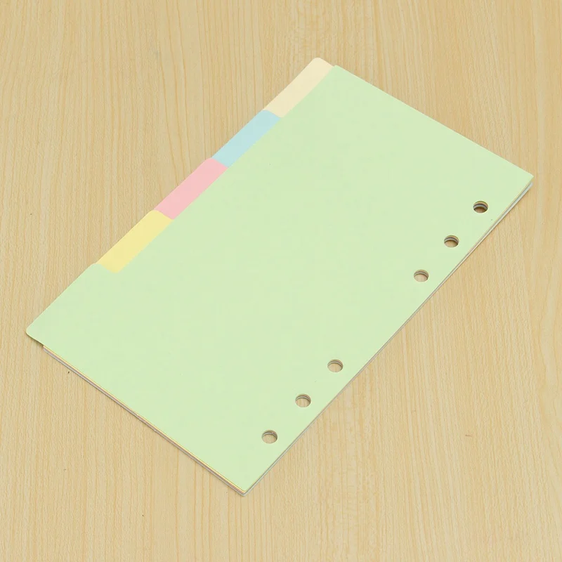 5 шт. 6 отверстий связующий наполнитель для ноутбука Filofax|6 hole binder|a6 papera6 paper refill |