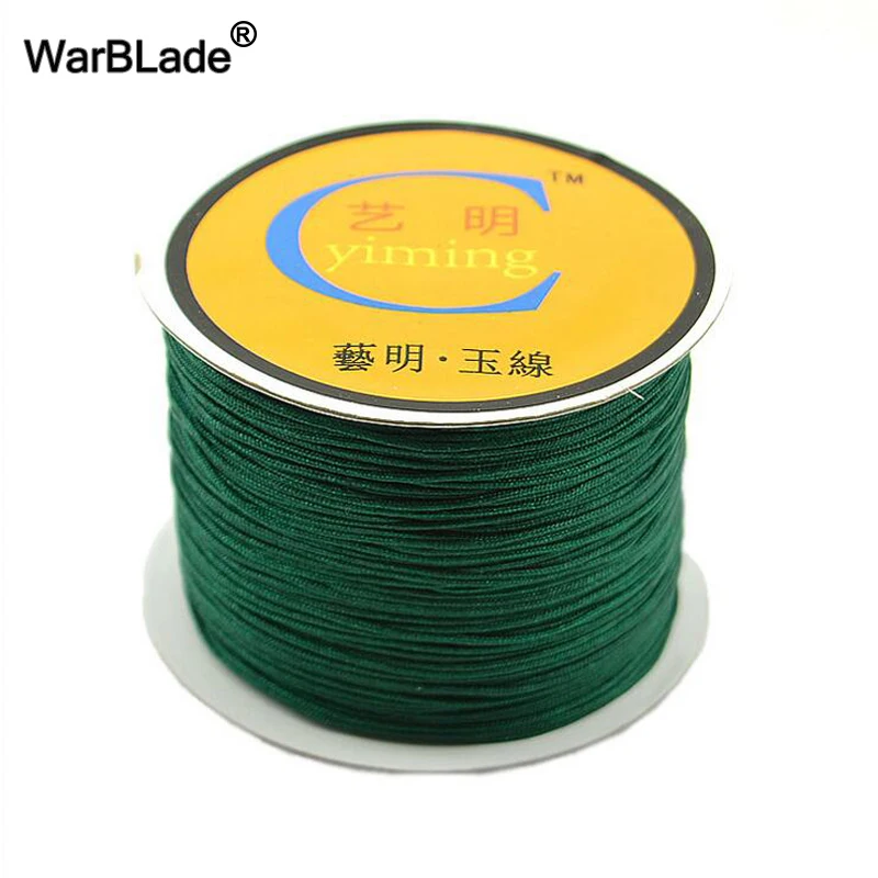 Jewelry Making Accessories 100M 0.8mm 1mm 1.5mm 2mm Cotton Cord Nylon Cord Thread String DIY Tassels Beading Braided Bracelet