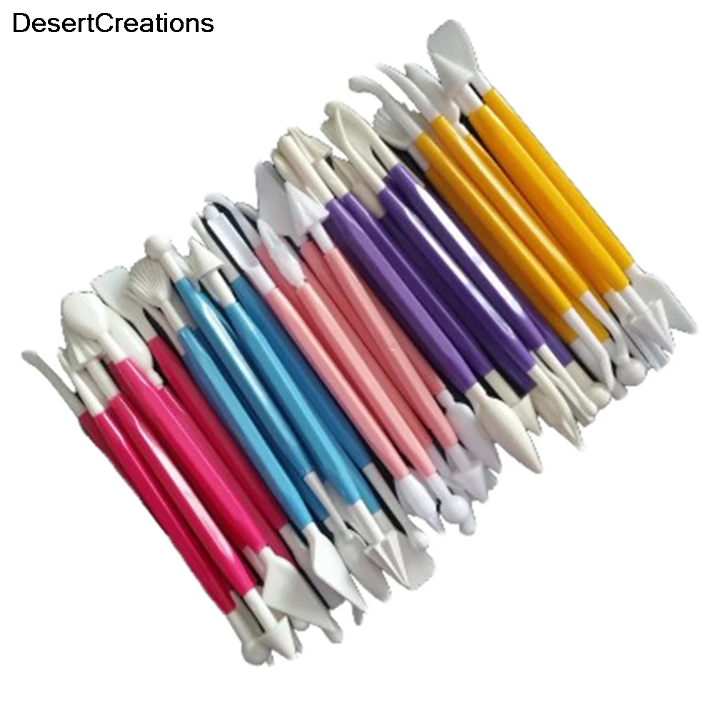 

8pcs/sets Fondant Baking Utensil Carving Tools Fondant Cake Mold Cake Chisel Shaping Pen