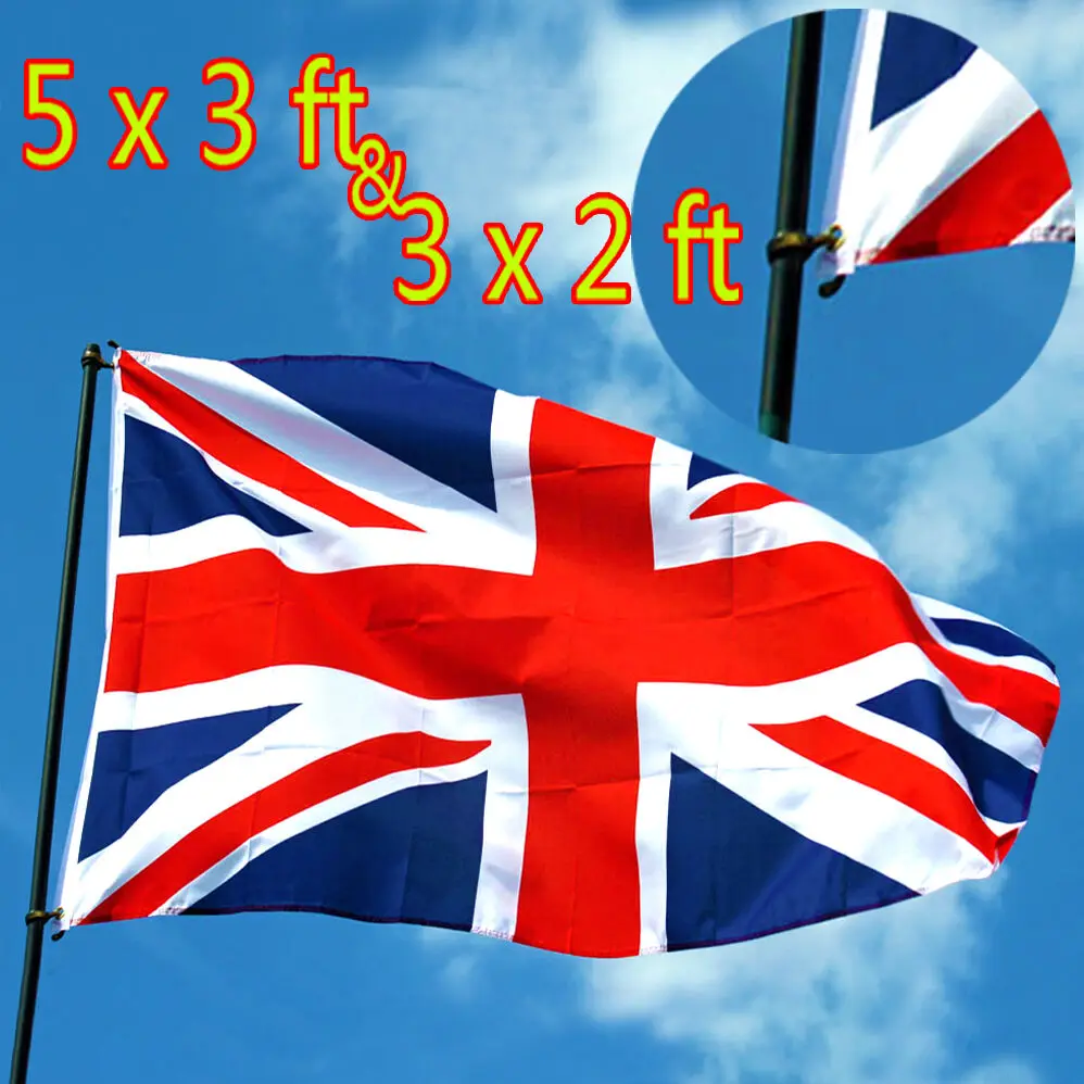 CZY 5 'x 3'✔3 2'✔Юнион Джек Грейт британское Соединенное Королевство Спорт