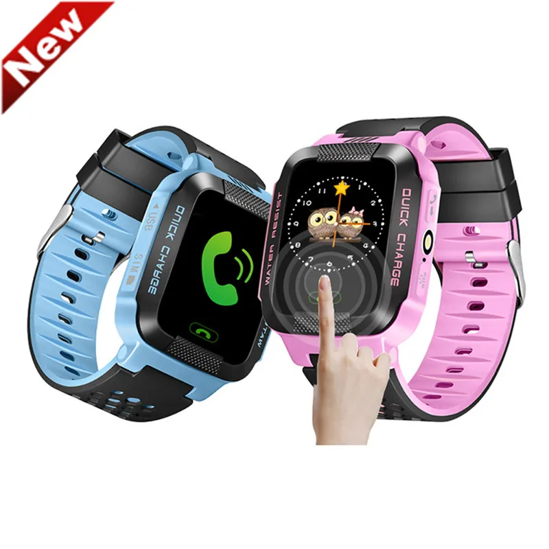 Children Smart Watch GPS Tracker GSM Smartphone Baby Anti-lost Bluetooth 2G SIM Card Wearable GPS Bracelets for Kids Great Gift