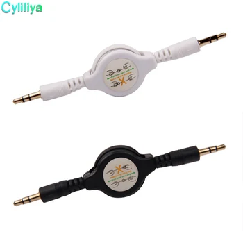 

3.5mm male to male Retractable MP3 Car AUX Audio Cable For Apple iPhone 6 6s plus 5 5s 4 4s iPad Samsung