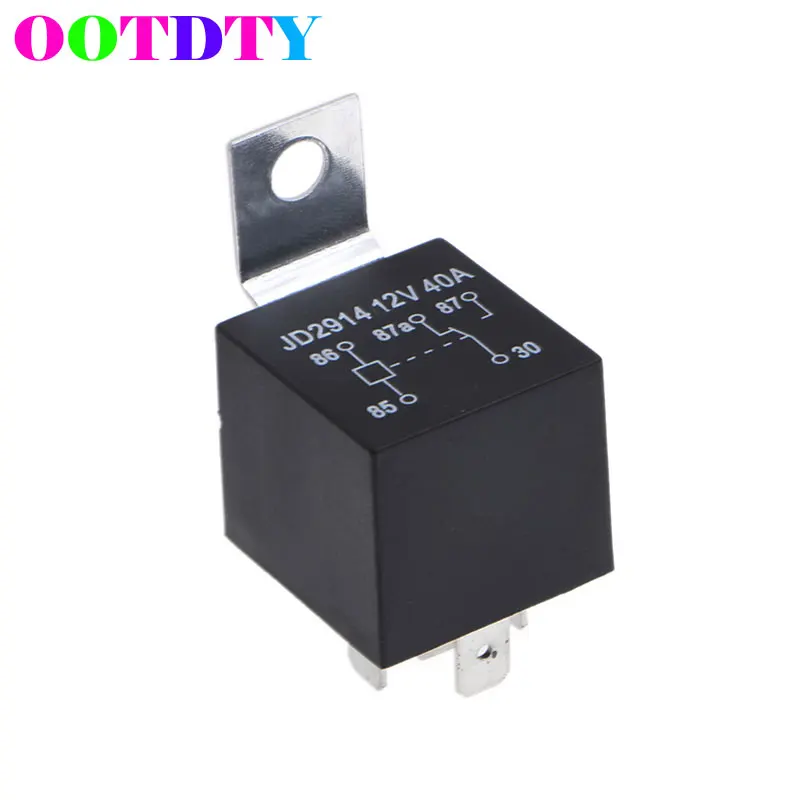 

Waterproof Car DC 12V 5Pin 40A Long Life Automotive Relay Normally Open Relays