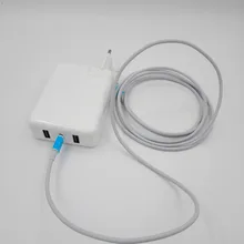 87W/61W synthetical USB-C Power Adapter Charger Type C TWO USB port Charger For iPhone 7 PlusFor Latest Macbook 12″ 13″ 15″