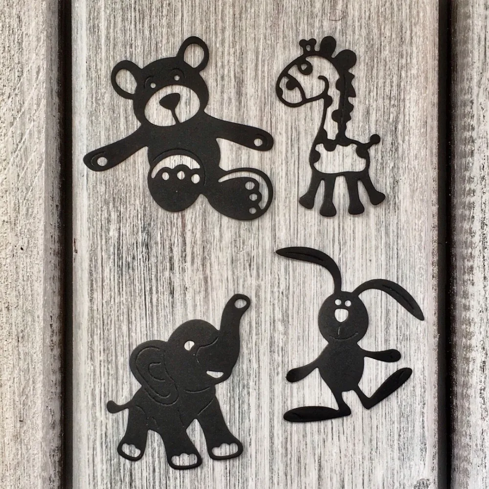 

ArtScrap Toys 4 pcs Metal Cutting Dies Stencils For DIY Scrapbooking Card Decorative Craft Embossing Die Cuts
