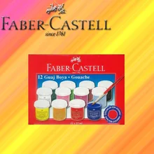 Faber Castell Гуашь 12 Цветов 12x15 мл Высокое качество Рисование гуашью комплект профессиональный рисунок для татуажа, пигмент для мануального татуажа товары для рукоделия