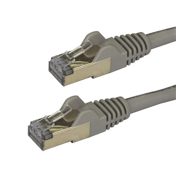 StarTech.com Cat6a кабель Ethernet-экранированный (STP)-3 м серый 3 U/FTP (STP) RJ-45 |