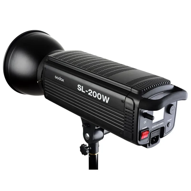 Godox SL-200W светодиодный видео светильник 5600K студийный наполнителя светильник фото светодиодный светильник Bowen белый светильник сборка версия для видеостудии