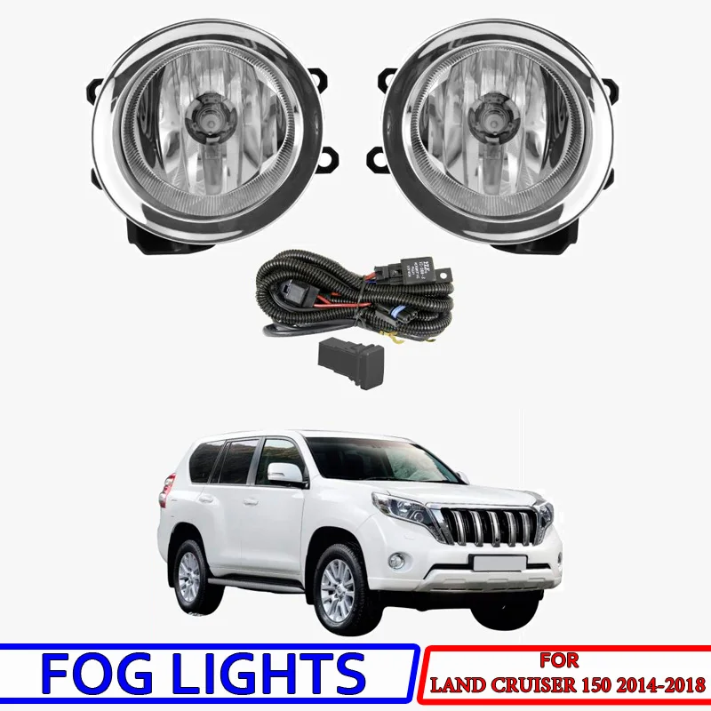 For Toyota Land Cruiser Prado 150 2014-2018 Fog Lights Lamp Assembly ...