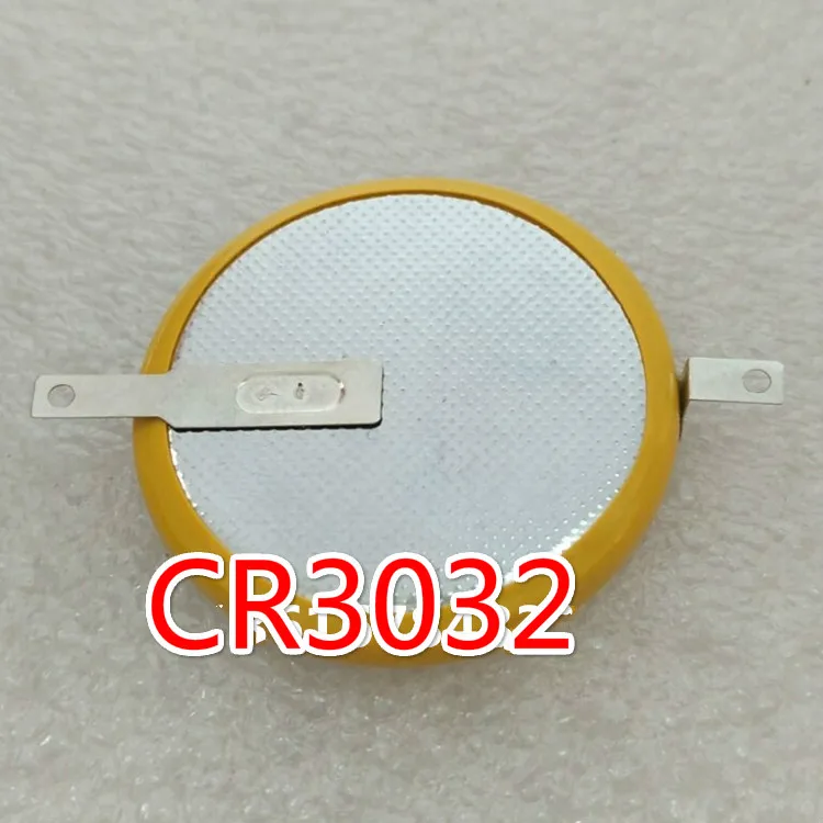 

10PCS CR3032 180-degree flat corner pin battery Lithium battery CR3032 3V