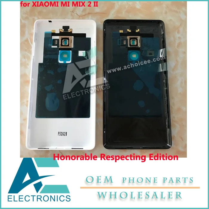 

for XIAOMI MI MIX 2 model Back Cover Glass Back Battery Cover Housings Honorable Respecting Edition