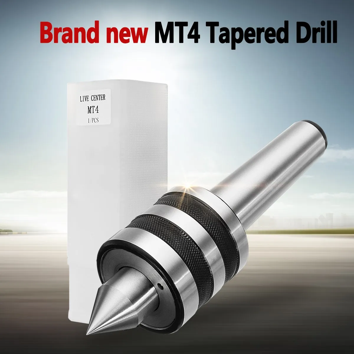 

MT4 0.0003 inch Accuracy Precision Rotary Live Center Morse Taper 4MT Triple Bearing Lathe Medium for High Speed Turning