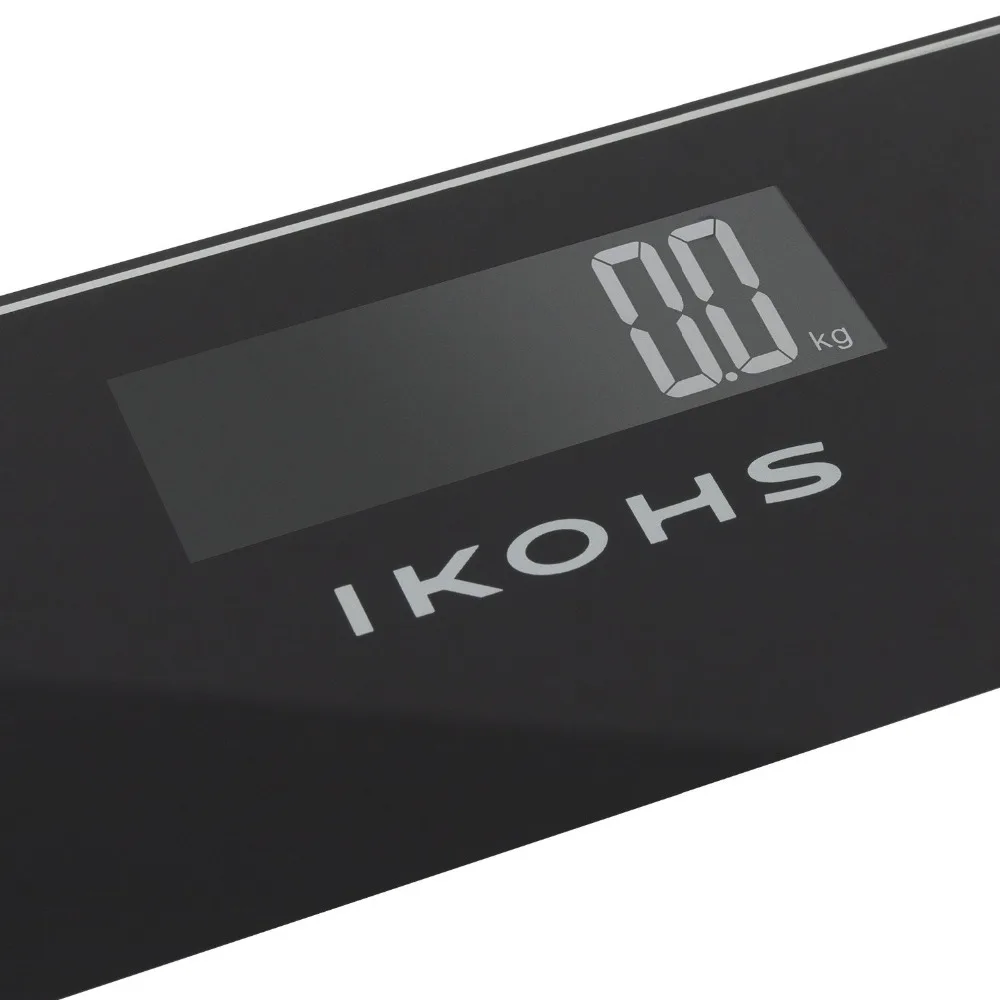 Pаспродажа IKOHS элегантные велнесс электронные весы для ванной дома с ЖК дисплеем практичная поддержка 180 кг вес простота использования и очистки