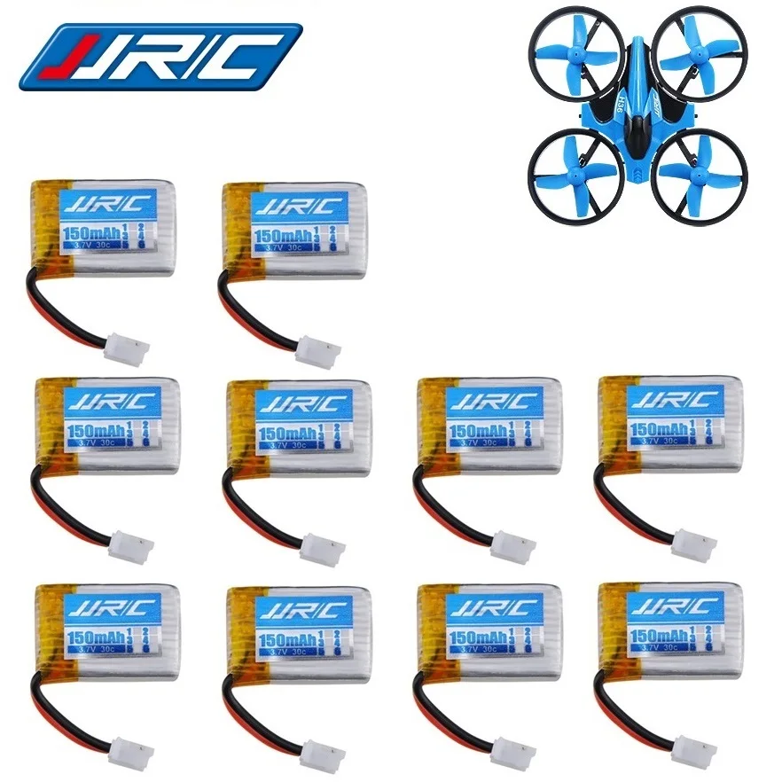 10 шт. JJRC H36 3 7 v 150mah 30C для E010 E010C E011 E013 F36 NH010 батарея RC Quadcopter запасные части LIPO