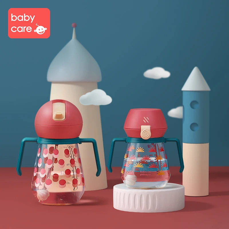Babycare 260 мл Ультралегкая чаша для питья, антиразбивающий пояс, ручка, тяжелый шар, чашка для Сиппи, чашка для питьевой воды, чашка в форме утки