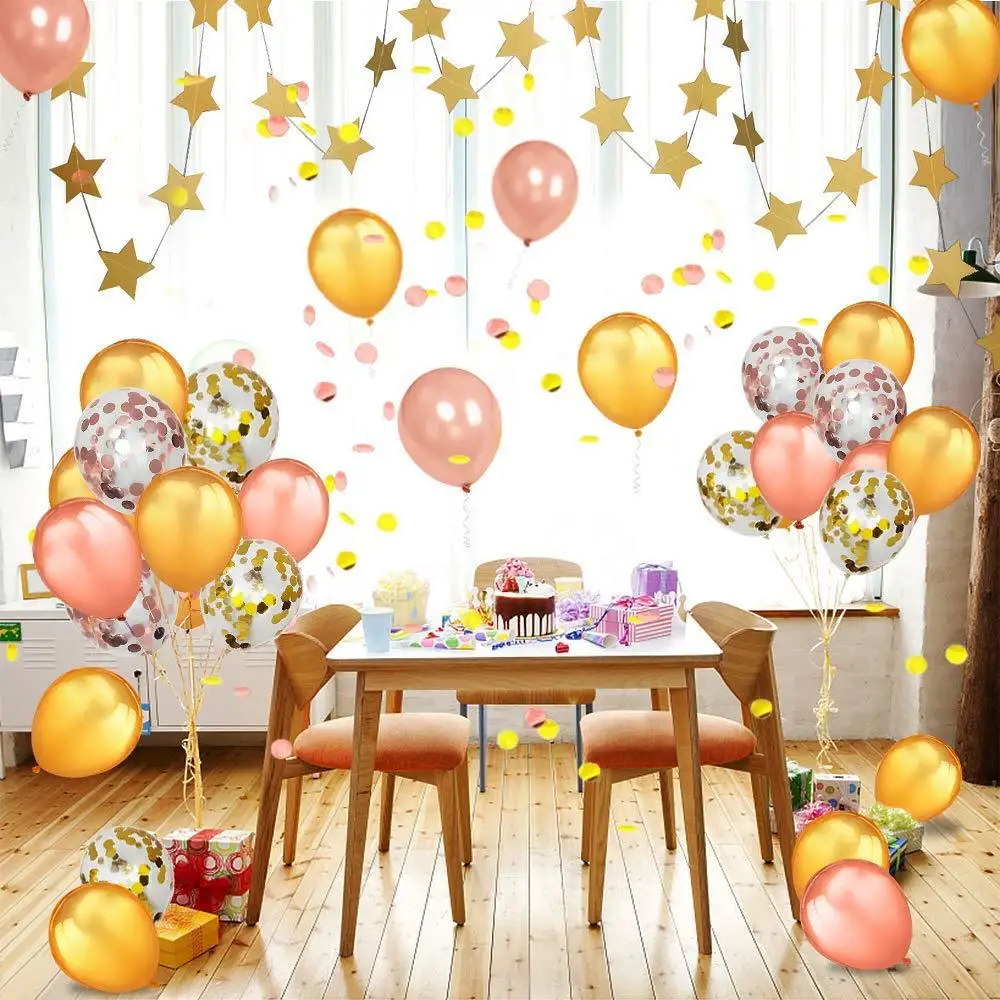 10 шт. 12 дюймов цветные латексные шары с золотыми блестками конфетти вечерние шары для свадьбы, дня рождения, Детские вечерние украшения