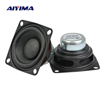 

AIYIMA 2Pcs 2Inch 52mm Audio Portable Speakers 4 Ohm 10W DIY Full Range Anti-magnetic Cloth Medium Woofer Speaker
