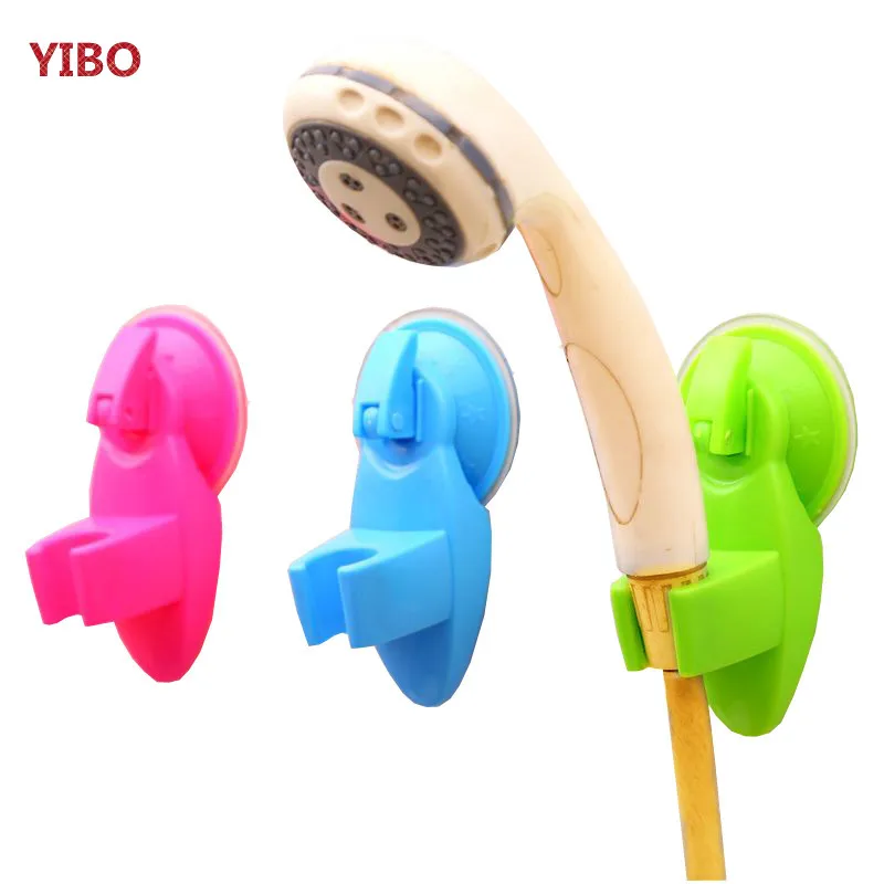 Candy-colored strong adhesion shower head bracket removable powerful suction room bathroom seat chuck | Дом и сад