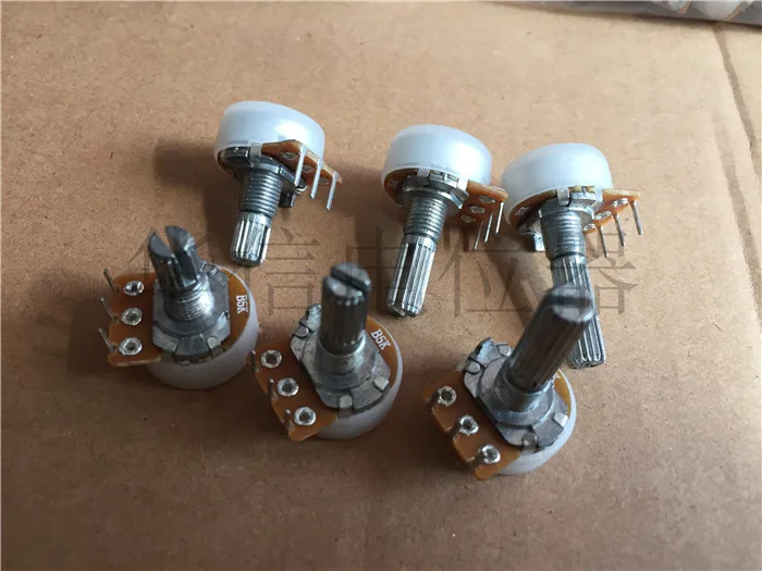 

Original new 100% 148 step in the lead belt single potentiometer B5K with dust-proof cover handle length 15mm 20mm 25mm (SWITCH)