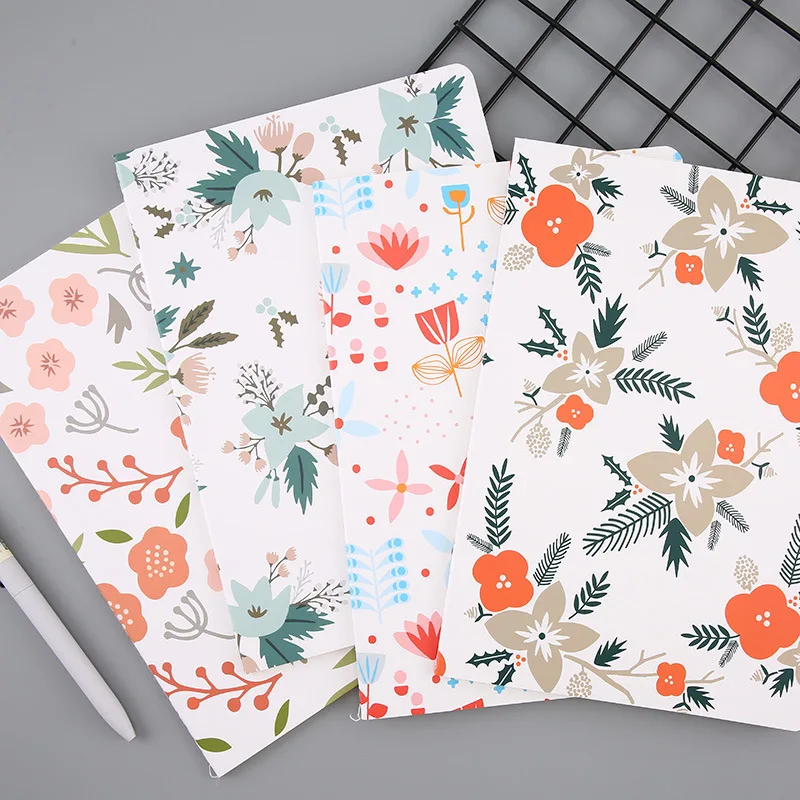 

Notebook B5 Daily Kawaii cute Notepad Agenda Planner Gift 24 Styles 4pcs/Set for School Student Stationery Wholesale