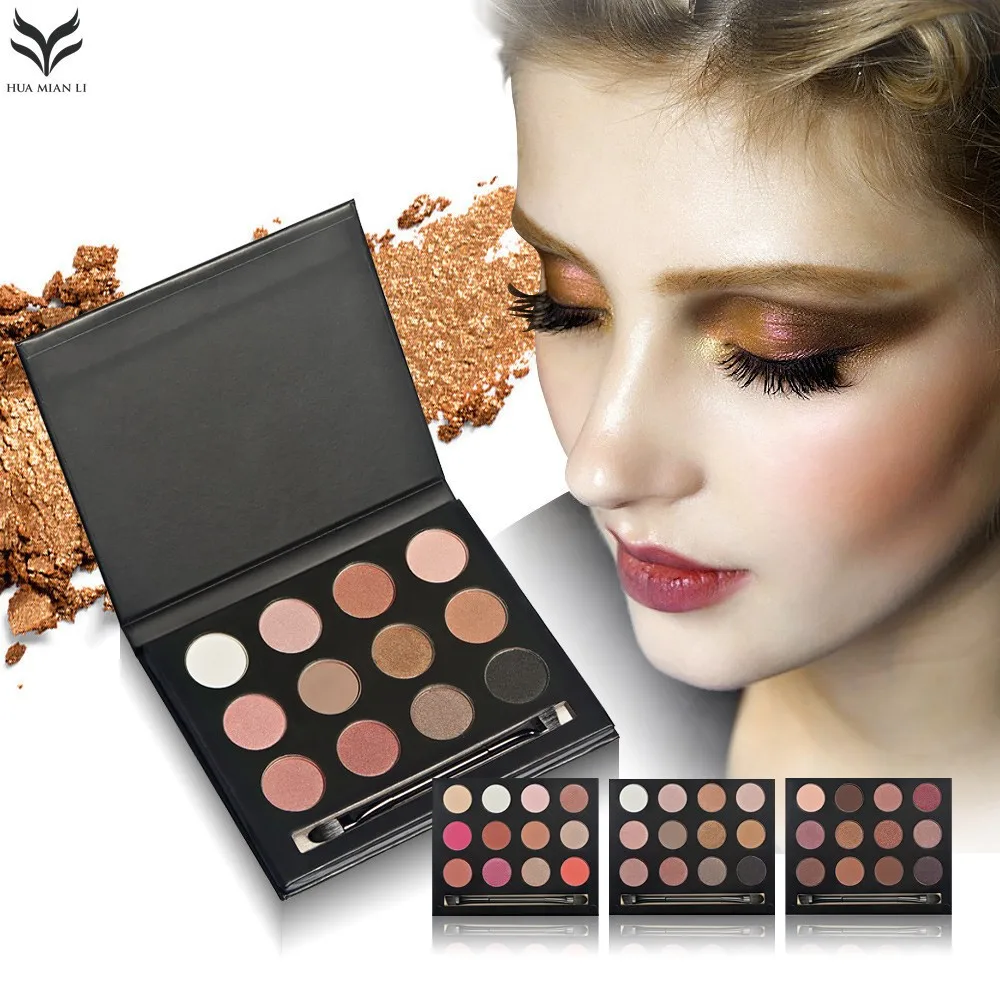 12 Color Eyeshadow Palette Cocoa Blend Rose Golden eye shadow kit Make