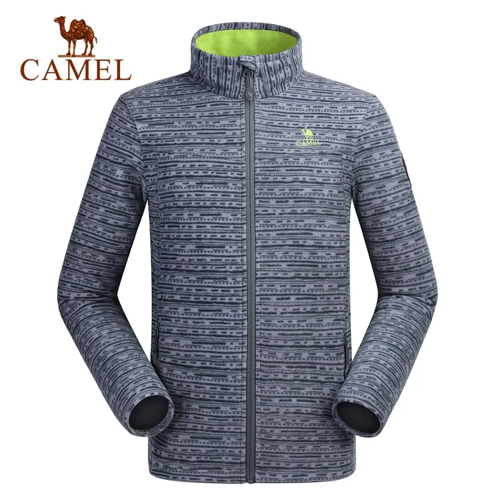 Мужская Уличная флисовая куртка CAMEL для пеших прогулок и походов Ветровка из