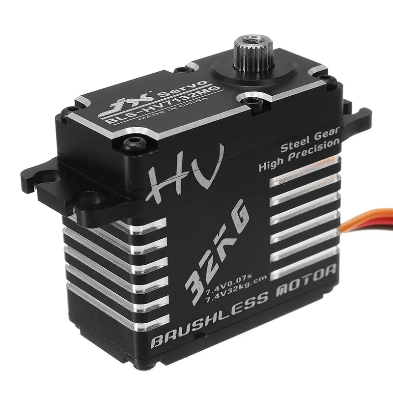 Новое поступление Servo JX BLS-HV7132MG 32 кг 180 градусов HV Высокая точность Сталь Шестерни цифровой сервопривод для RC робот Запчасти