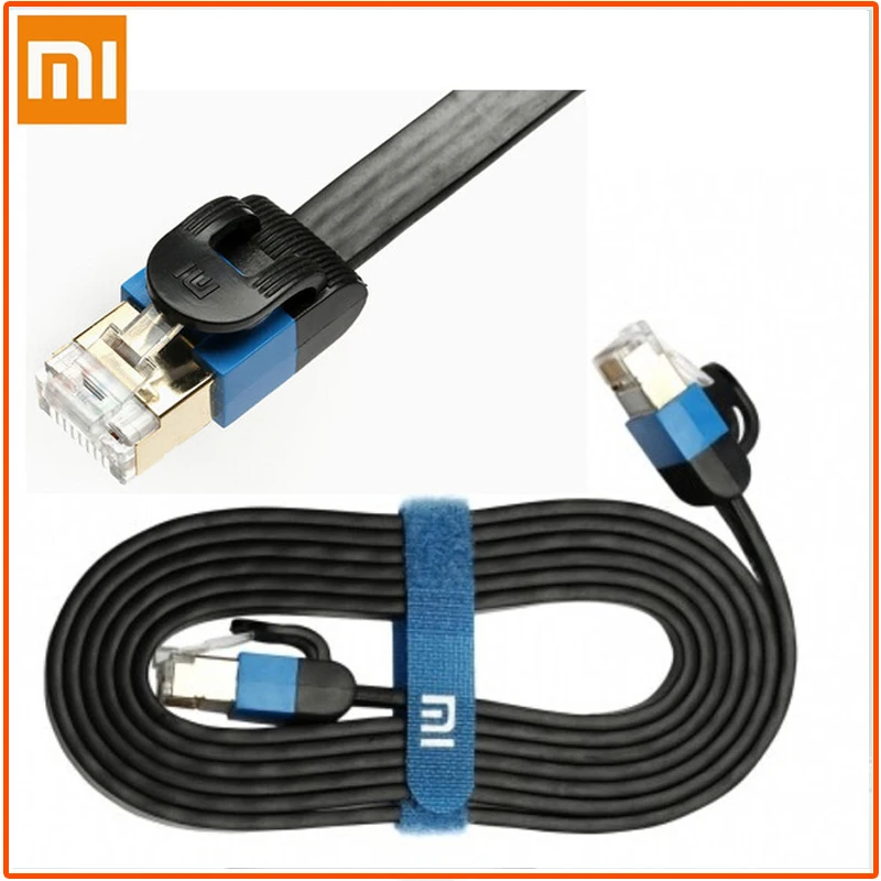 

Original Xiaomi Ethernet LAN Cable 1000Mbps Millet 0.5m 1m 3m Gigabit Networking Cable for notebook laptop pc Smart TV BOX
