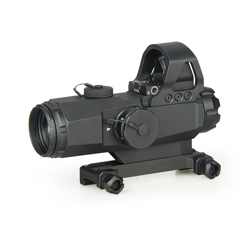 

Holy warrior HAMR Optical Sight Red Illuminated Rifle Scope Quick Detach Hunting Scopes for Airsoft Weaver Mount
