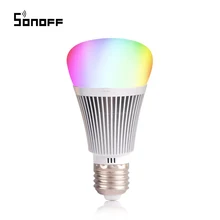 Sonoff B1 E27 LED Bulb Dimmer,Wifi Light Bulbs Smart home,Remote Control LED RGB Color Changing Light Bulb Works With Alexa