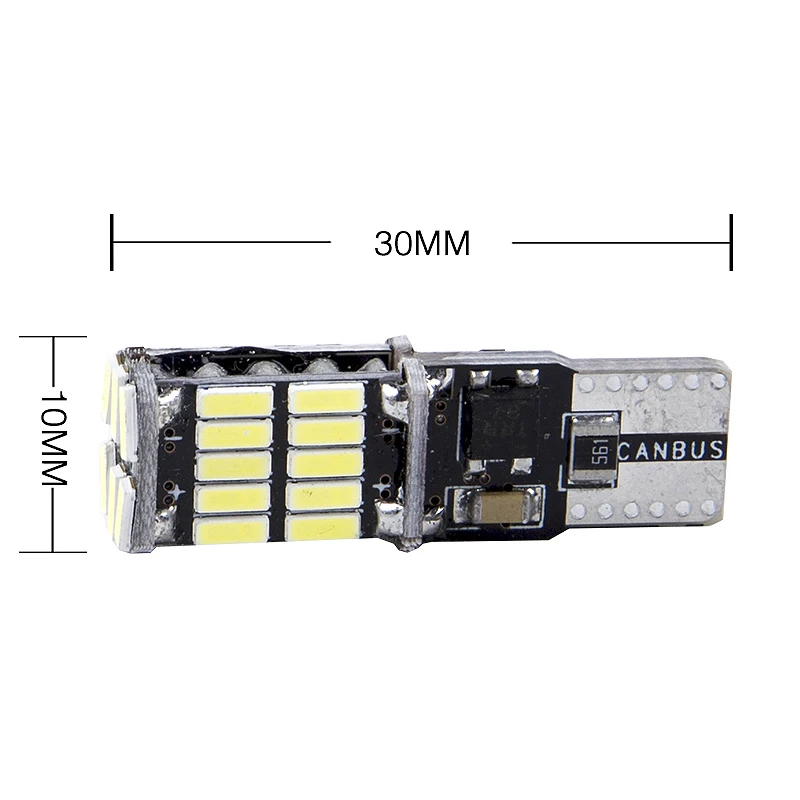 T10 w5w canbus автомобильный интерьерный светильник 194 501 led 26 4014 инструмент SMD s лампа