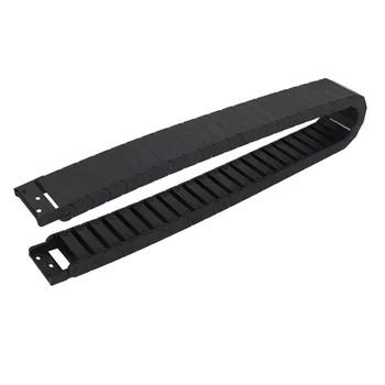 

1Pcs 15mmx50mm Plastic Wire Flex Towline Cable Carrier Drag Chain 105cm For CNC Machine Tools Transmission Chains Power Parts