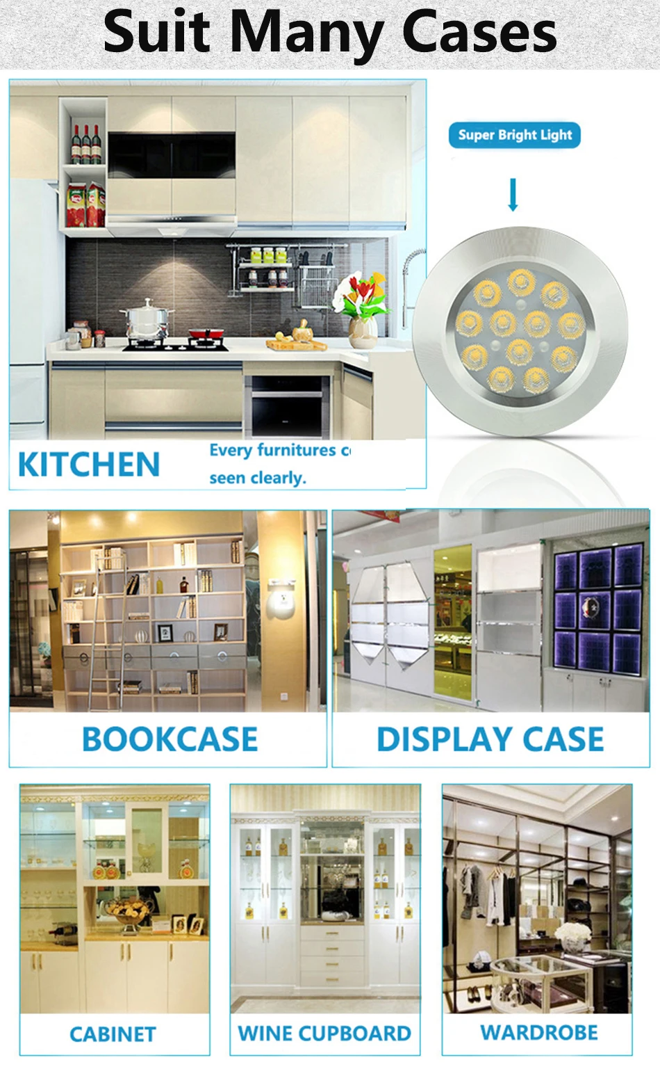 3W under cabinet lamp 4.1