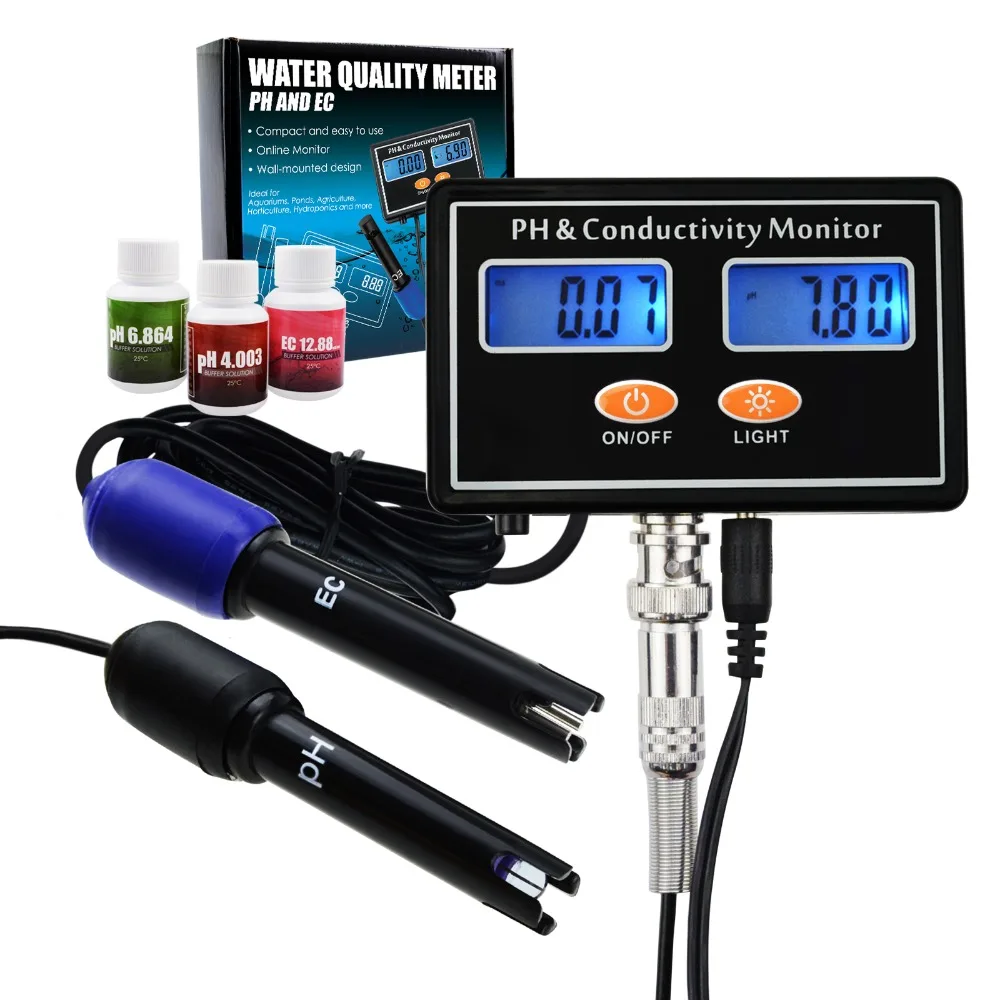 Buy Online PH/EC Conductivity Monitor Meter Tester ATC