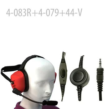 

Heavy duty Noise Headset (R) +Mini Din Plug 44-V for Visar series