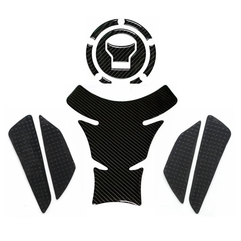 Углерода 3D adesivi Moto Стикеры Наклейка эмблемы защита танка Pad газа Кепки Fit Honda CBR650F 14-15 VFR800 x mn4 14-15 CBR1000RR - Цвет: TP05