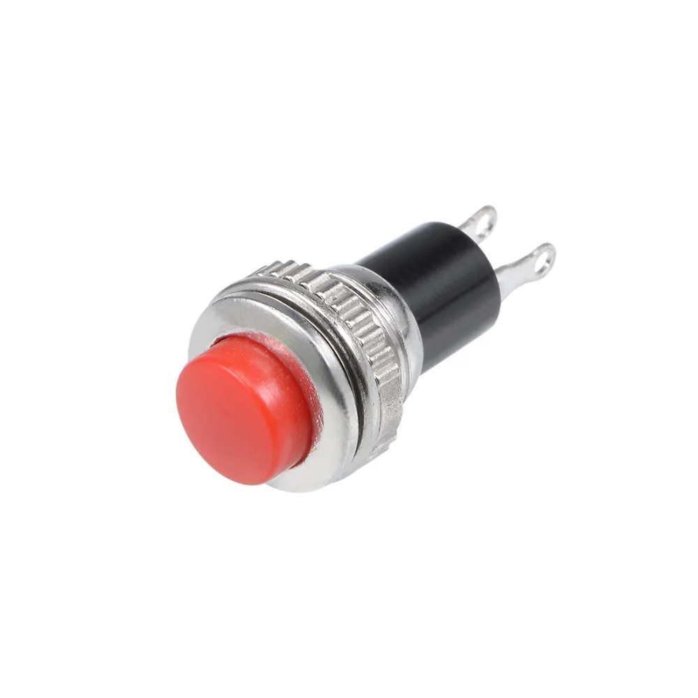 

20pcs 10mm Momentary Plastic Push Button Switch Red Round Button SPST NO or 22mm Inner Diameter Emergency Stop Sign For Switch
