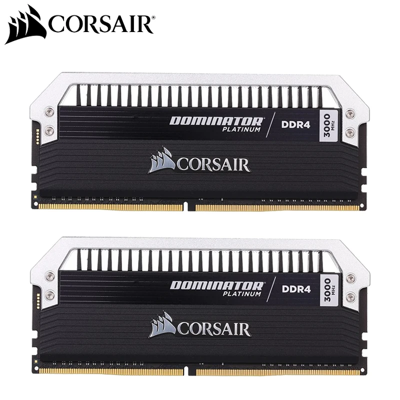 

Corsair Dominator Platinum Series Memoria RAM DDR416GB 2*8GB DRAM 3000MHz C15 288-Pin 16GB RAM Memory DDR4 Kit For Computer PC