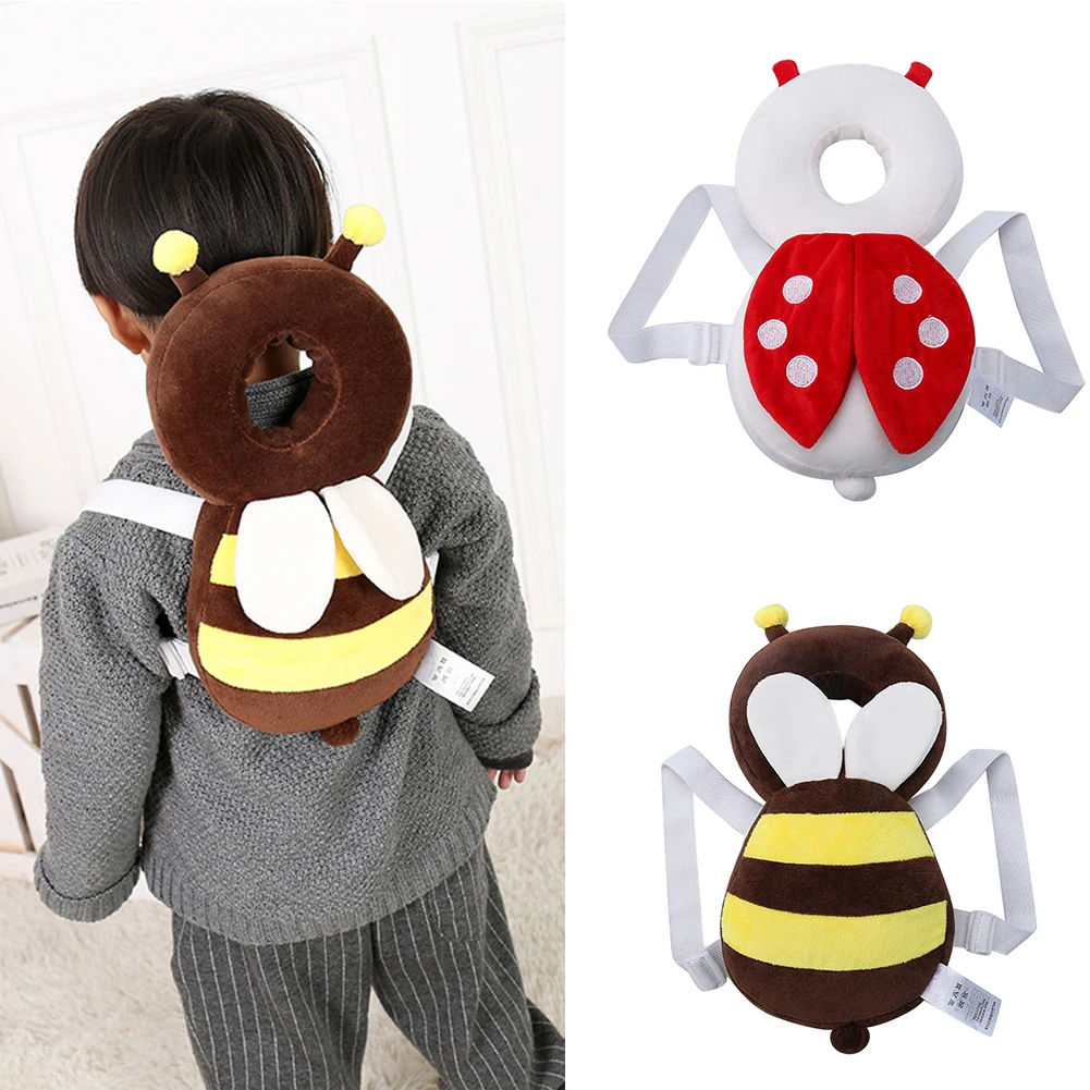 

Fashion Baby Toddler Head Cushion Protection Pillow Bee Ladybug StyleSafety Pad for Crawling Walking