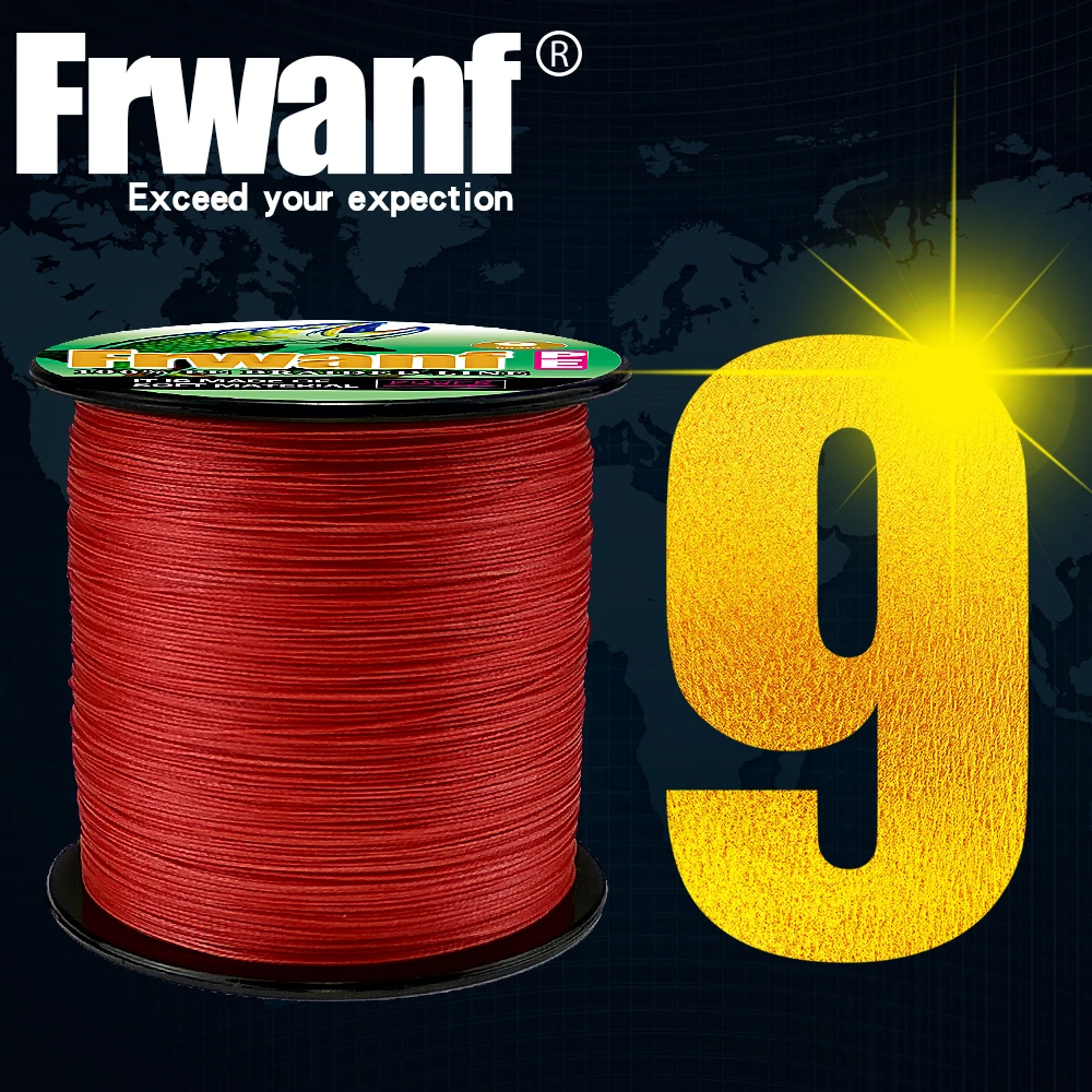Леска рыболовная плетеная из ПЭ 9 нитей 15 300 lb|carp fishing line|fishing linebraided line |