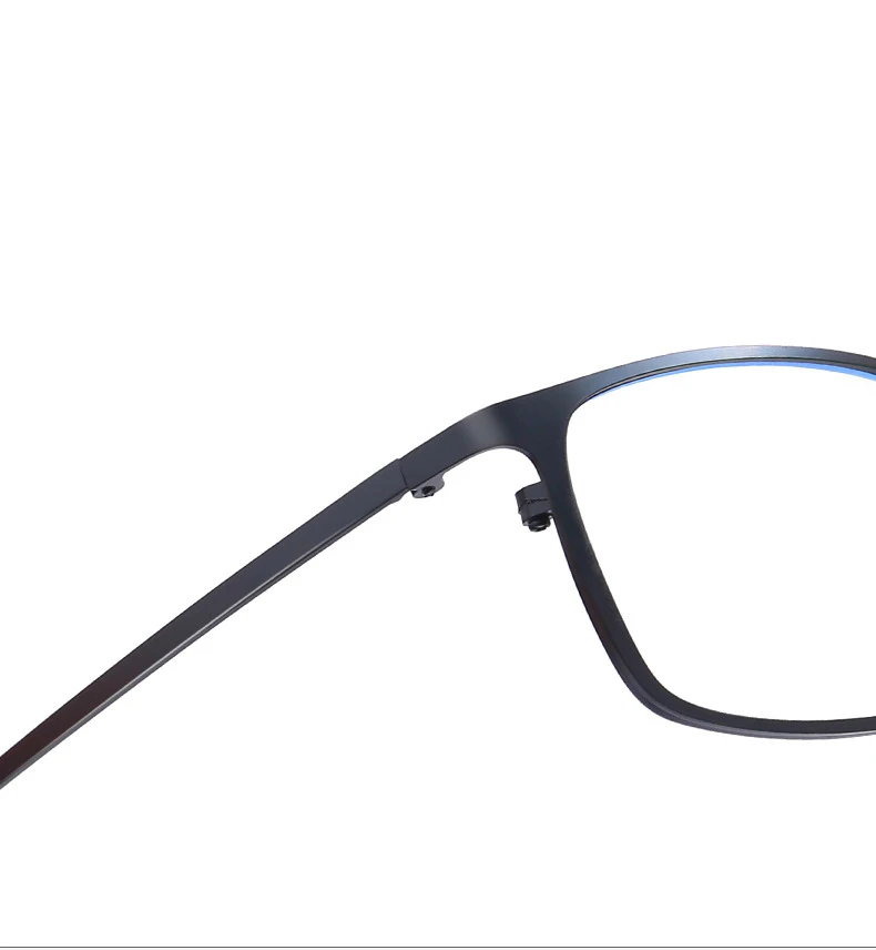 Новые ультралегкие металлические плоские очки модные анти-синие легкие очки для глаз трендовая Мужская коробка может быть оснащена