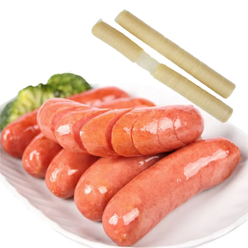 

Sausage Packaging Tools 26mm * 14m Sausage Tube Casing for Sausage Maker Machine Hot Dog Hamburger Cooking Tools Inedible Casing