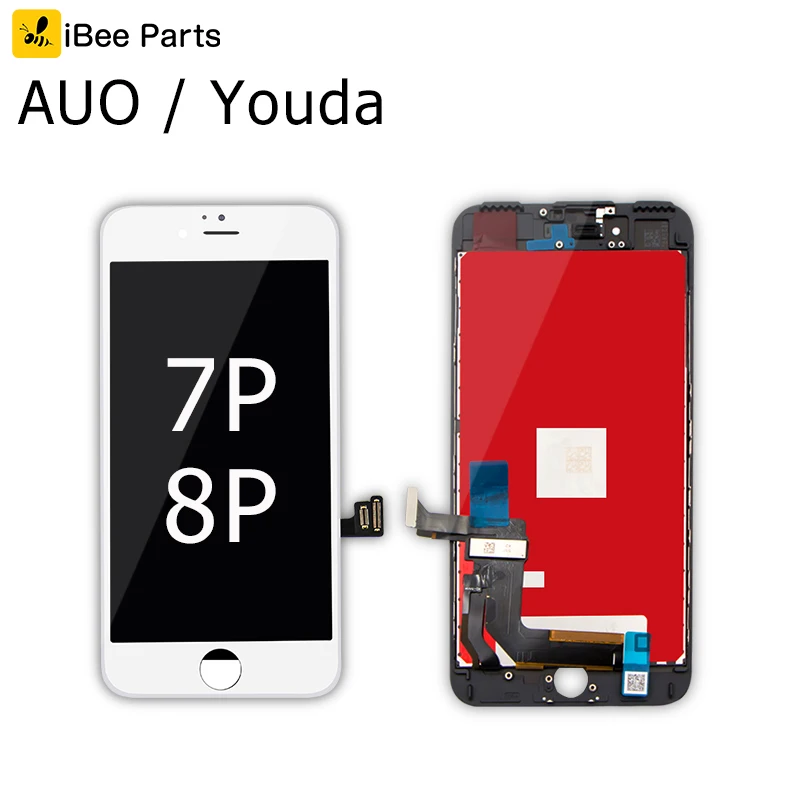 

iBee Parts 5PCS New Generation AUO Youda for iPhone 7 Plus 8 Plus LCD display 5.5 inch screen Replacement Lens Pantalla