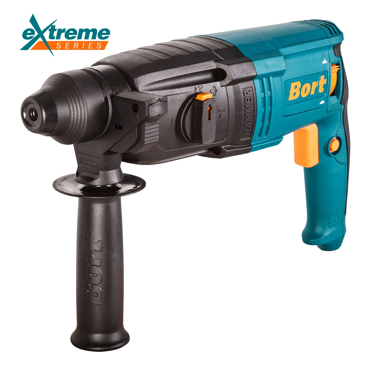 Перфоратор электрический BORT BHD-920X (Мощность 920 Вт, энергия удара 3,5 Дж, патрон SDS+, 5000 уд/мин, реверс, кейс в комплекте)