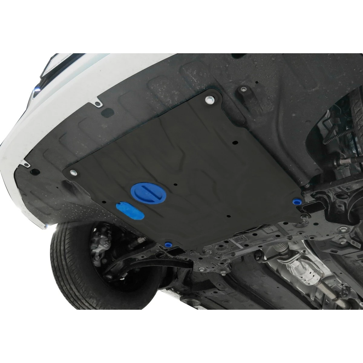 Защита картера и КПП Rival 111.2369.1 (для Hyundai Solaris (V - 1.4; 1.6) 2017-н.в./Kia Rio (V - 1.4; 1.6) 2017-н.в./Kia Rio (V - 1.4; 1.6) (X-Line) 2017-н.в., крепеж в комплекте, сталь 2 мм)