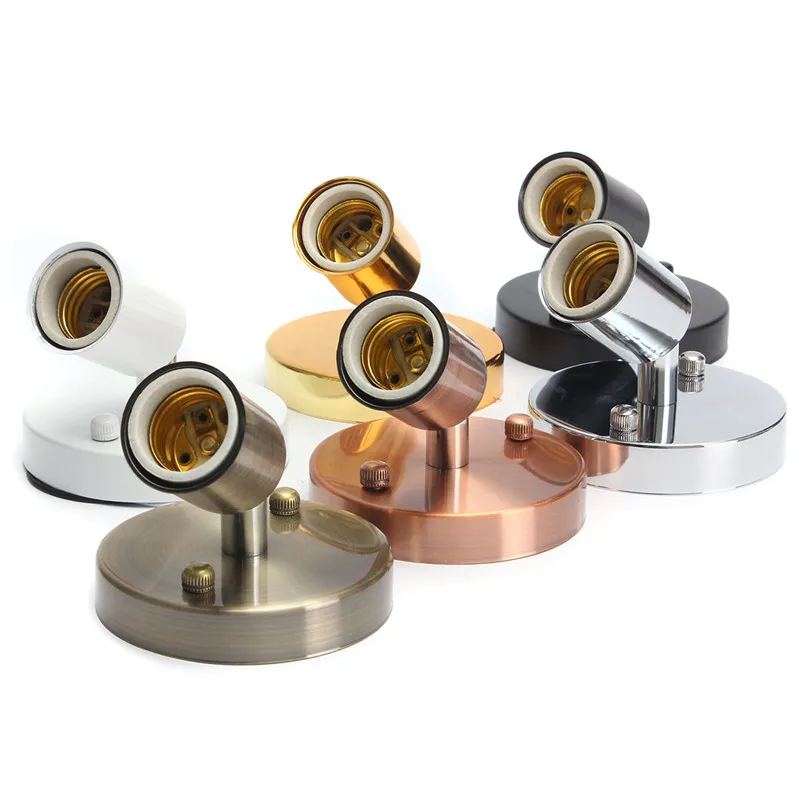 

Modern Edison Retro Vintage E27/E26 Lamp Base Socket Ceiling Rose Light Wall Light Bulb Lamp Holder 110-250V