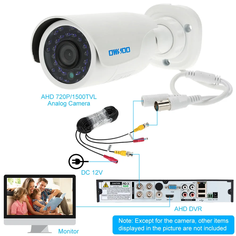 

IP Camera Wifi IP Camera 720P AHD Bullet Night Vision Wireless Video CCTV Camera Baby Monitor Outdoor Home Security Surveillan